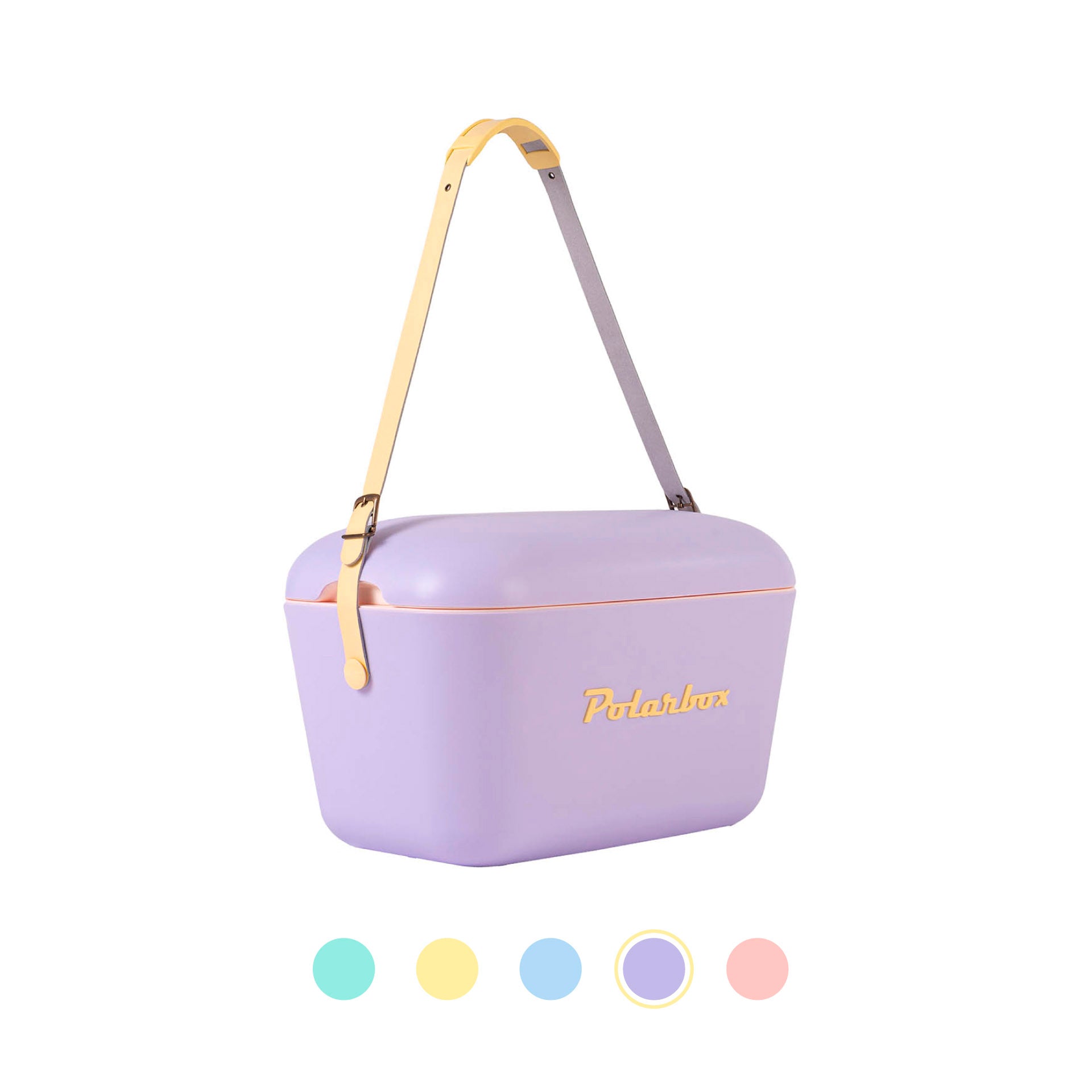 Polarbox Retro Vintage Style Nevera 20 L Lavanda Violeta - Yellow Wing